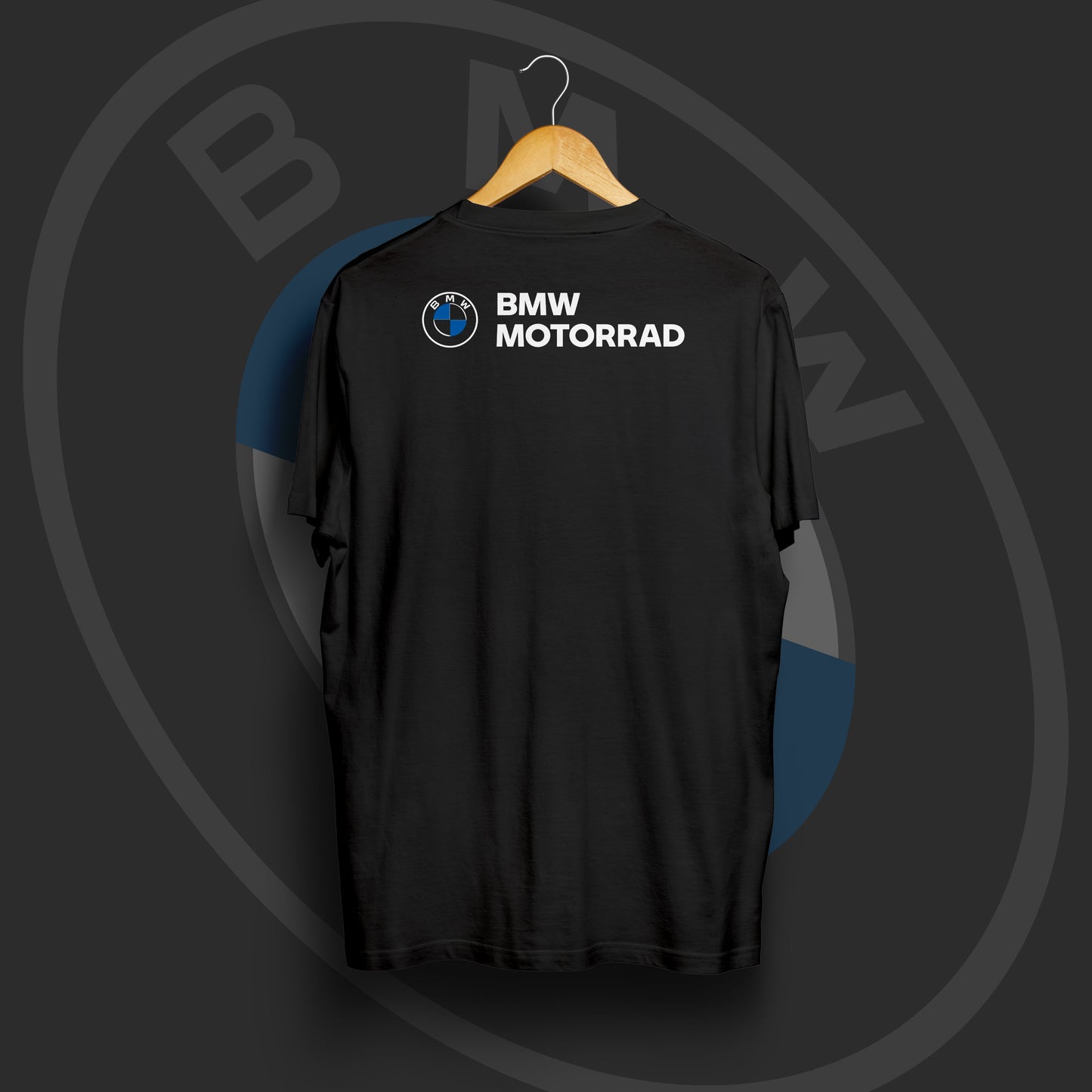 BMW Motorrad Black Cotton  T-shirt