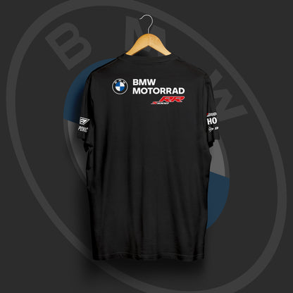 BMW Motorrad 1000RR Inspired Black Cotton  T-shirt