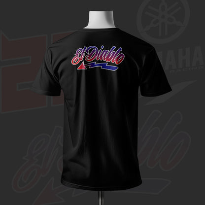 El Diablo Yamaha Edition Inspired Black Cotton T-shirt