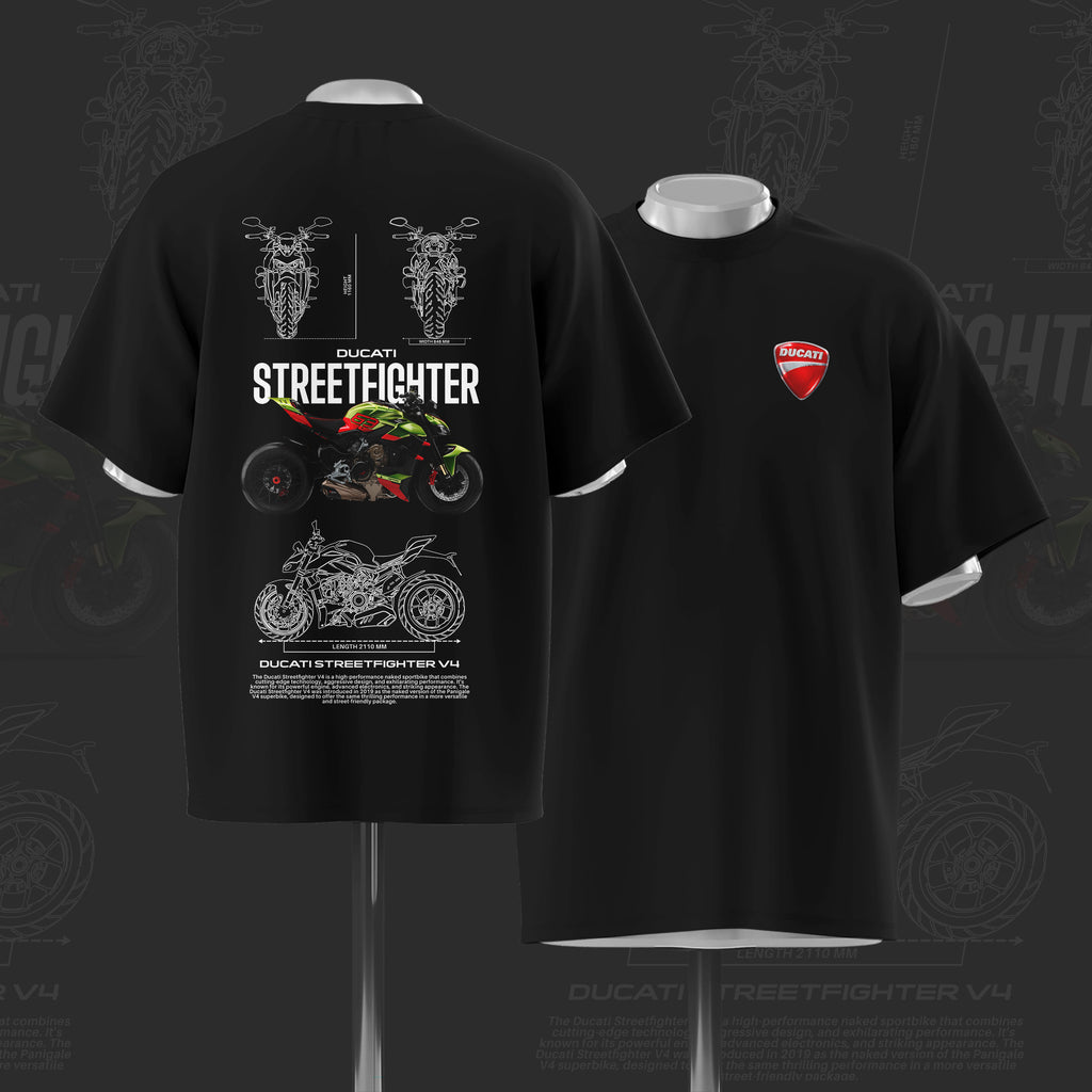 D Street fighter Art Oversize Cotton T-shirt 2.0