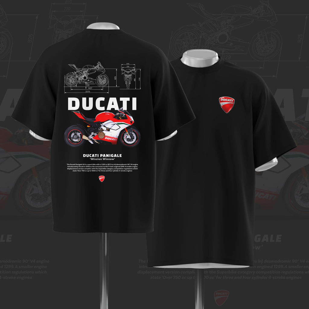 D Panigale Art Oversize Cotton T-shirt
