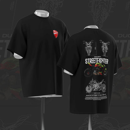 Ducati Street fighter Art Oversize Cotton T-shirt 2.0
