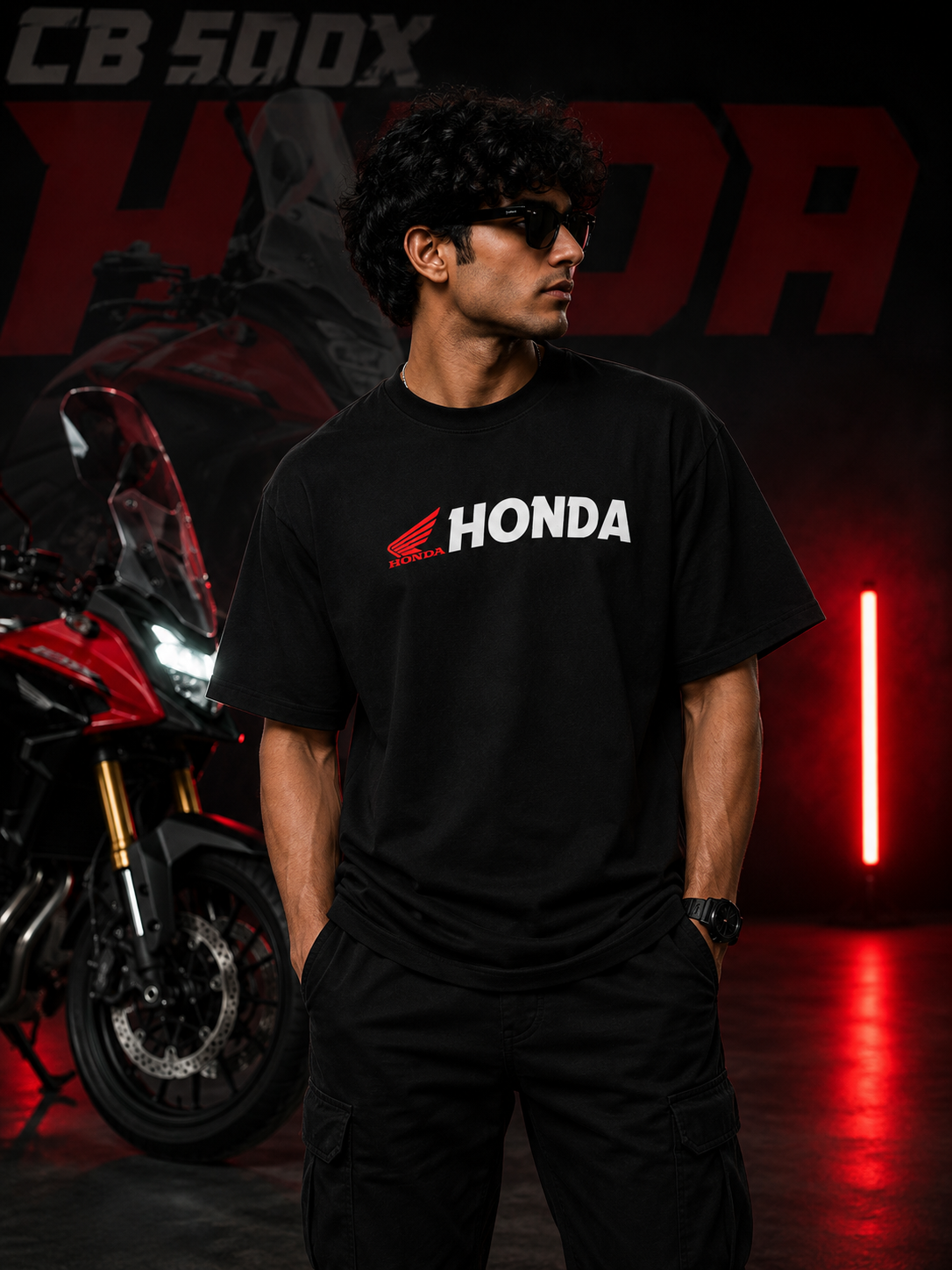 CB 500X Art Oversize Cotton T-shirt