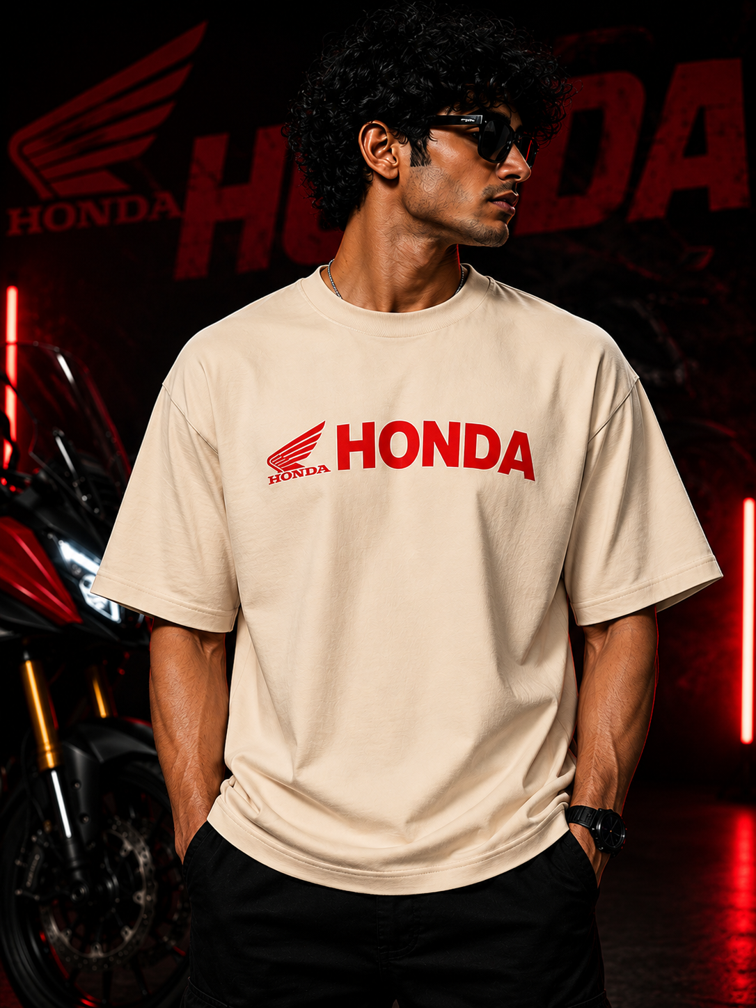 CB 500X Art Oversize Cotton T-shirt