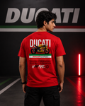 D Panigale V4 inspired Art Red Cotton T-shirt