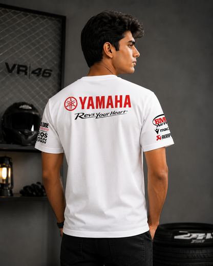 Valentino Rossi VR46 White Cotton T-Shirt