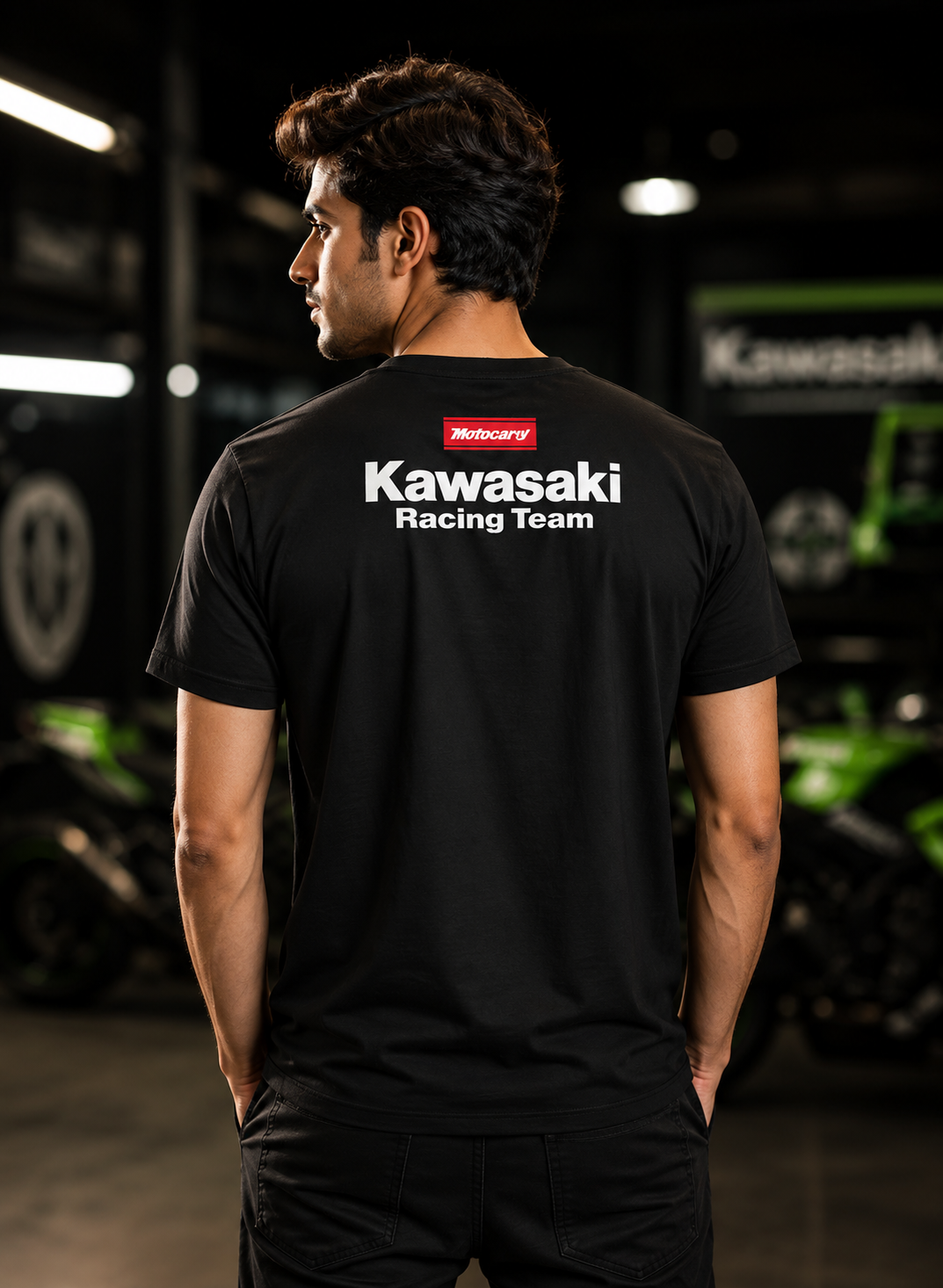 KRT Moto GP Racing Team Black Cotton T-shirt