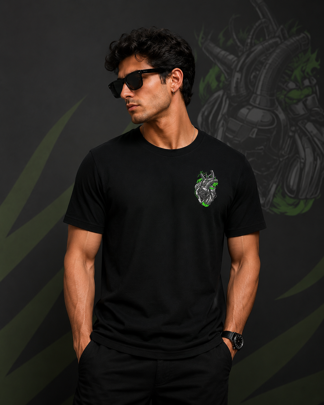 KRT Ninja ZX-6R Fan Art Black Cotton T-Shirt