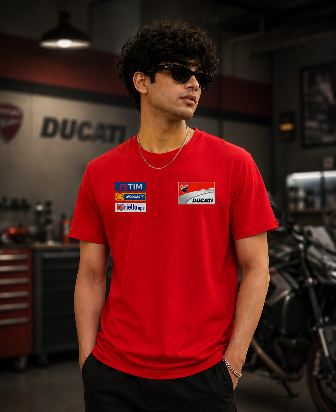 D Moto GP Racing Team Cotton T-shirt
