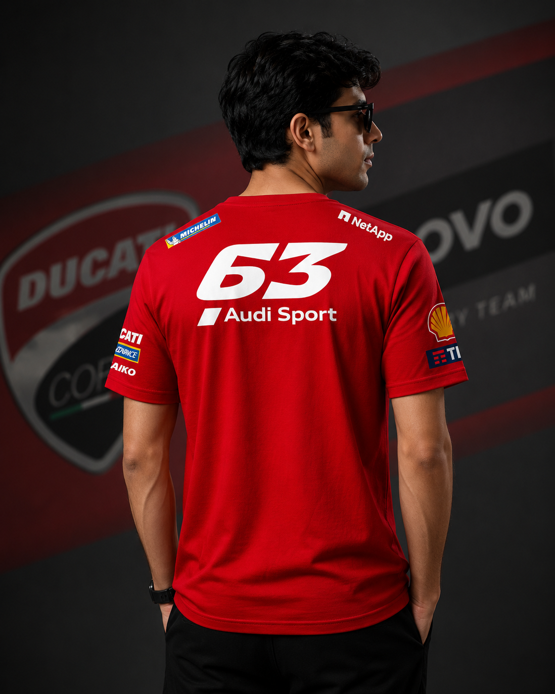 Fransco Pecco Edition Inspired Red Cotton T-shirt