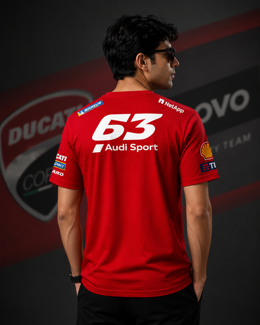 Fransco Pecco Edition Inspired Red Cotton T-shirt