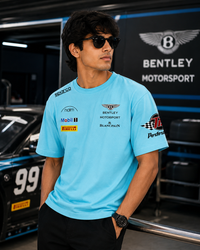 B Motosport Edition Inspired Oversize light blue Cotton T-shirt