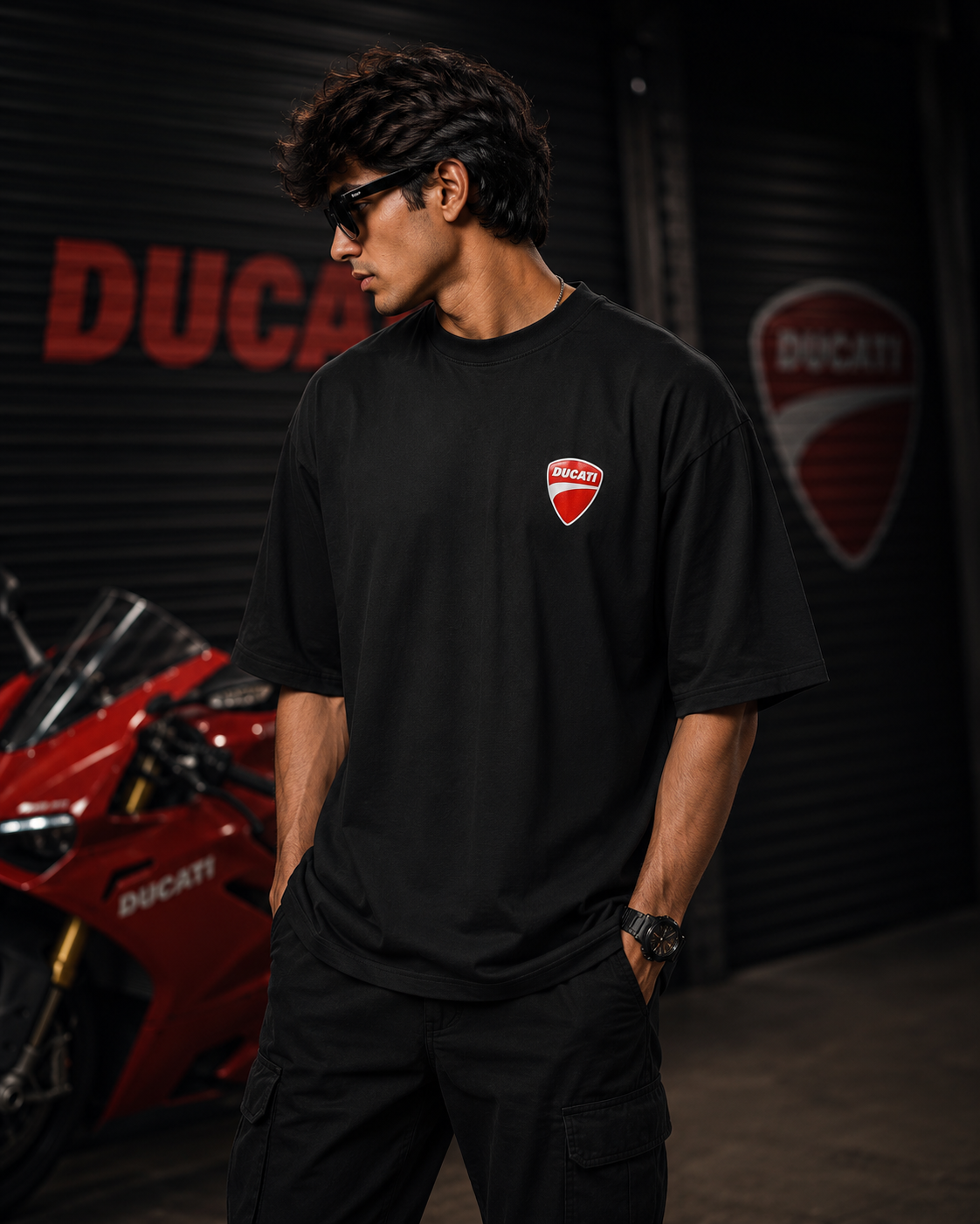 D Street fighter Art Oversize Cotton T-shirt