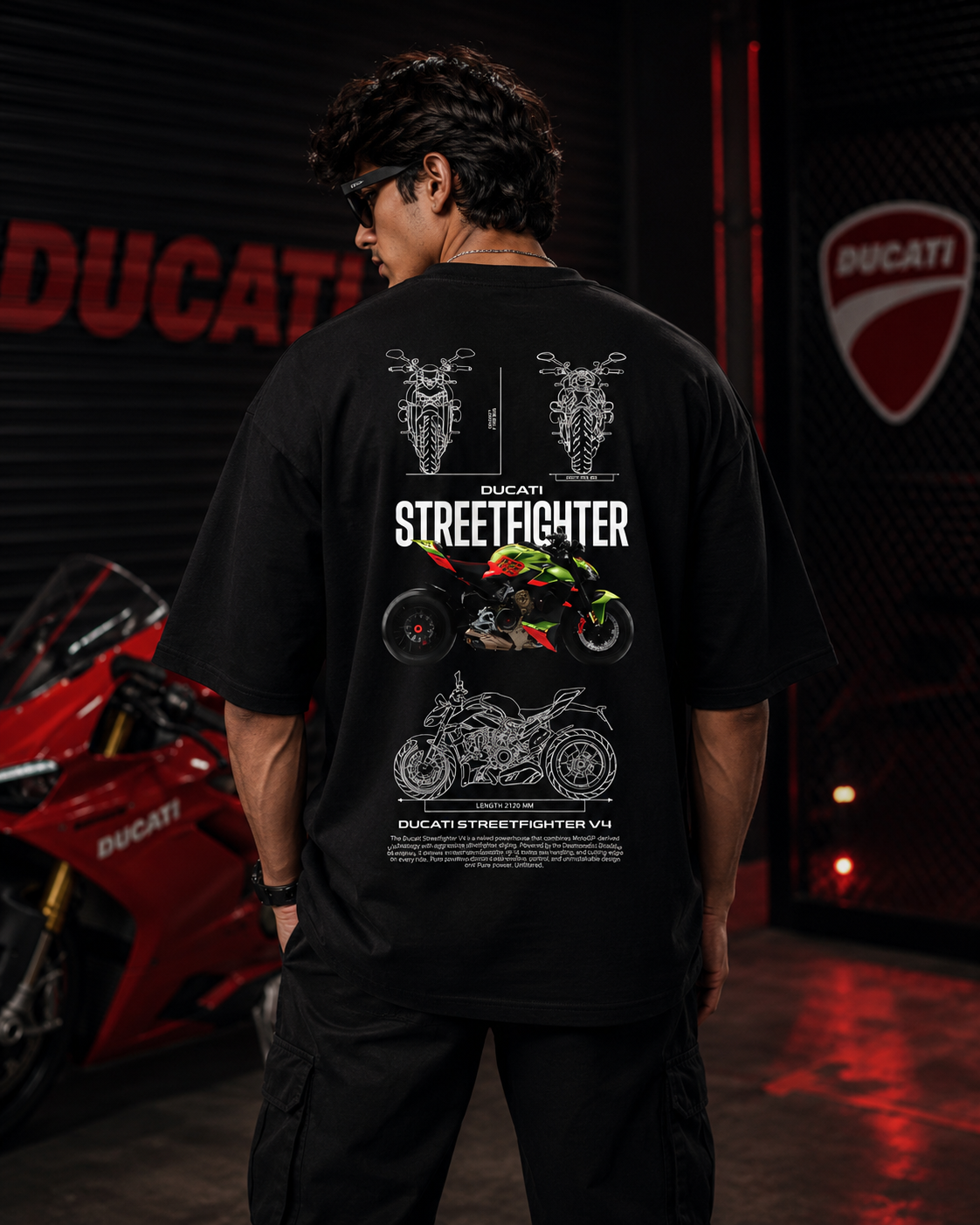 D Street fighter Art Oversize Cotton T-shirt 2.0