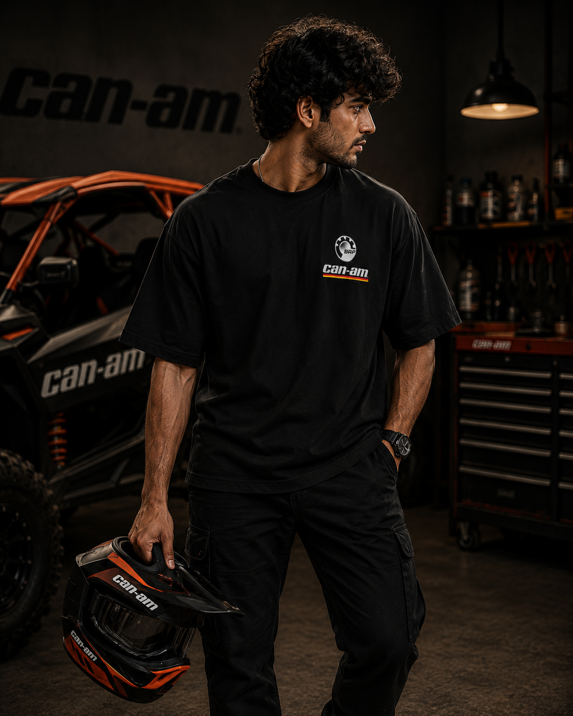 CAN-AM Maverick X3 SxS Art Oversize Cotton T-shirt