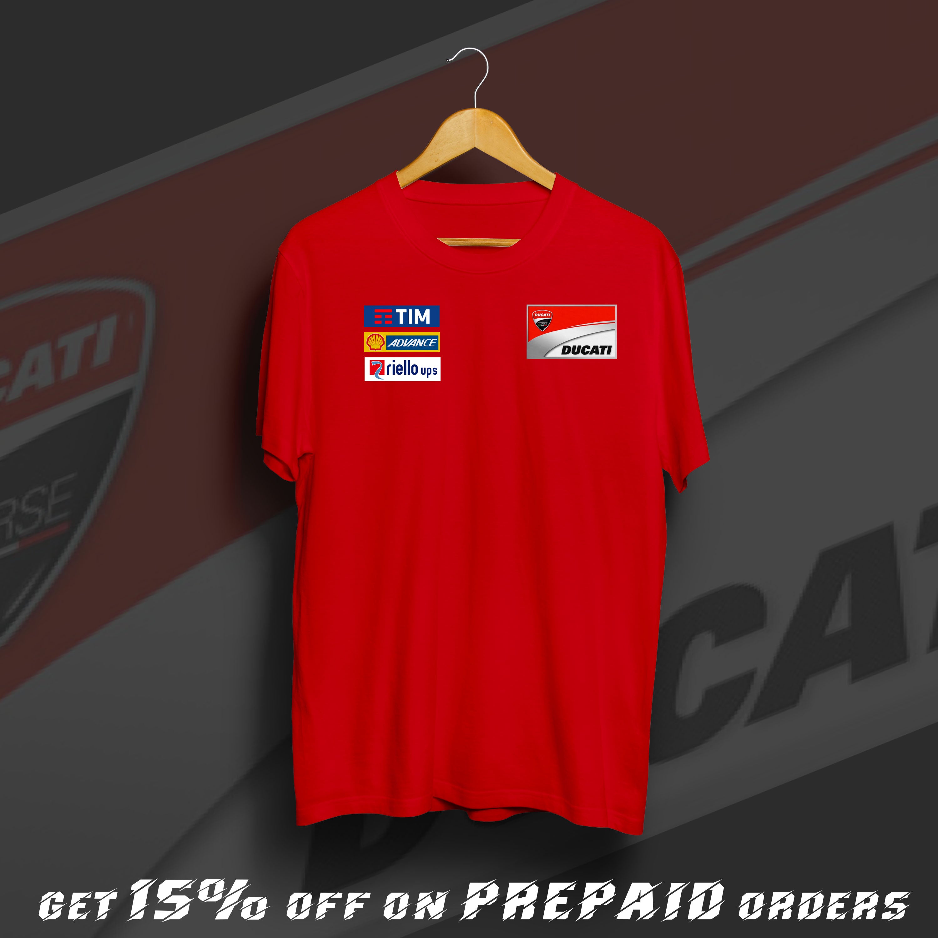 D Moto GP Racing Team Cotton T-shirt