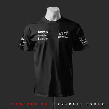 Carlos Sainz Inspired Black Cotton  T-shirt
