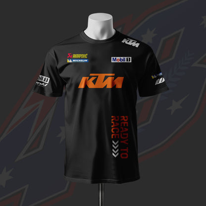 Jack Miller KTM Edition Inspired Black Cotton T-shirt