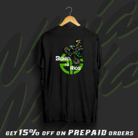 KRT Ninja ZX-6R Fan Art Black Cotton T-Shirt