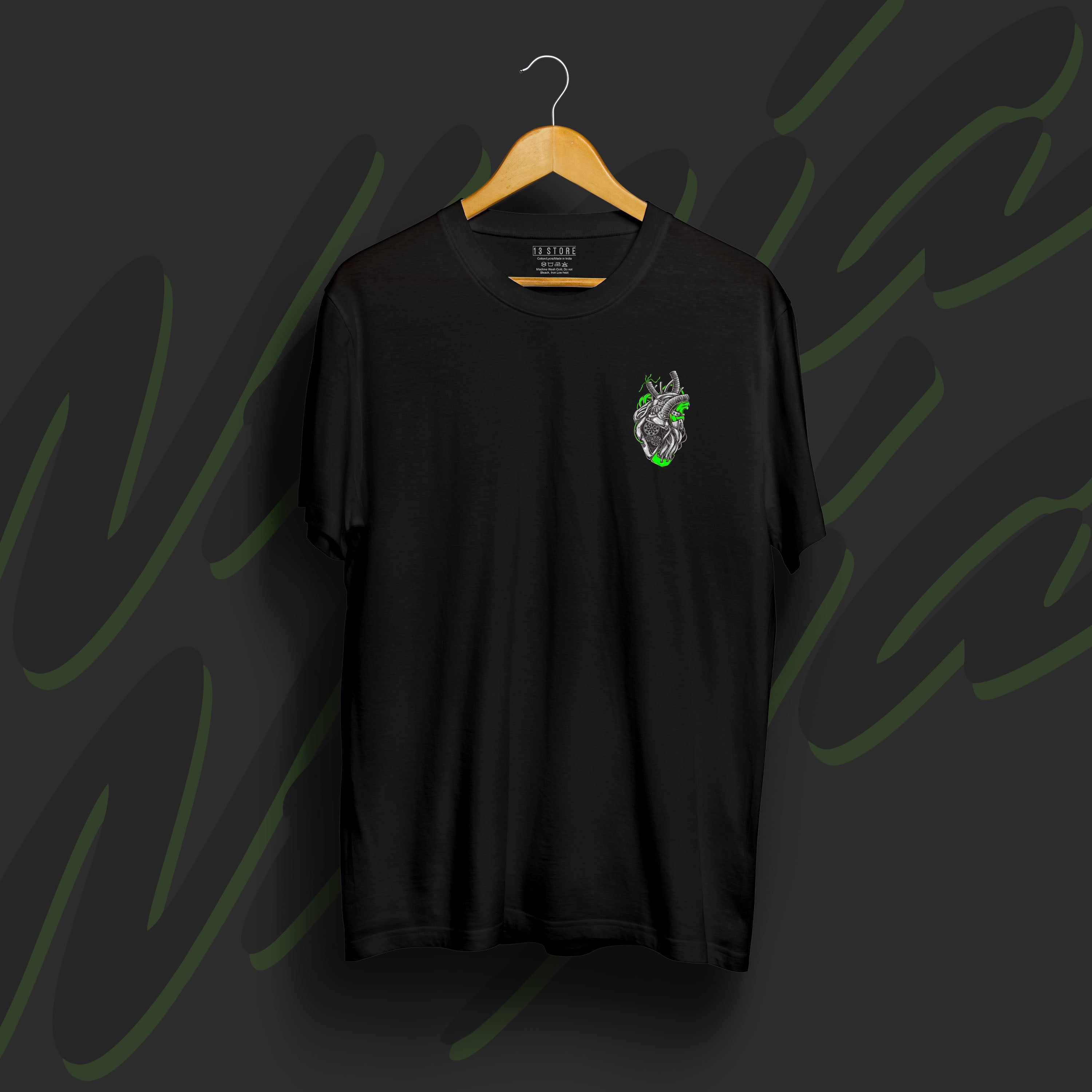 KRT Ninja ZX-6R Fan Art Black Cotton T-Shirt