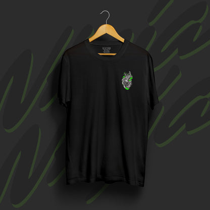 Kawasaki Ninja ZX-6R Fan Art Black Cotton T-Shirt