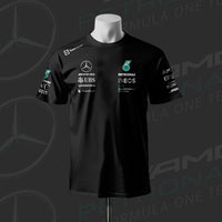 Legend's Vintage F1 Racing Team Black Cotton T-shirt