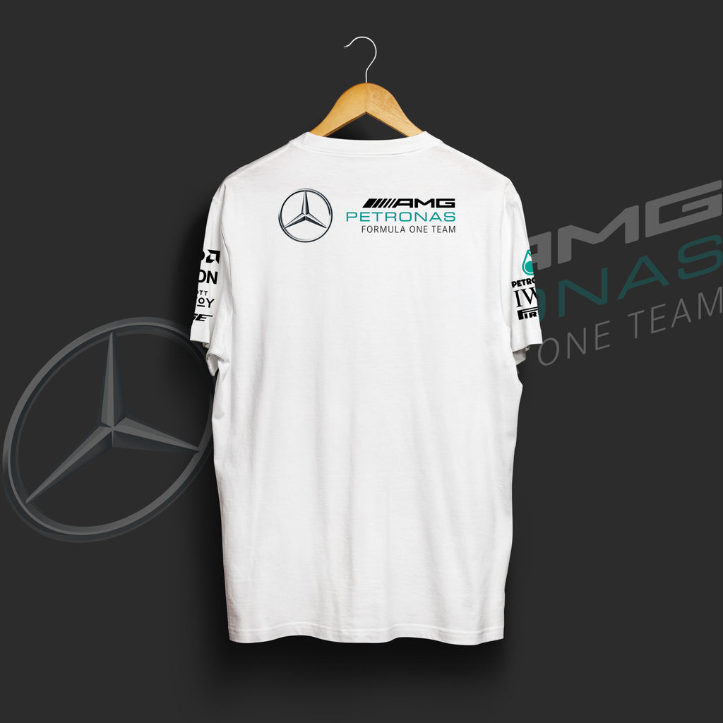 Legend's Vintage F1 Racing Team White Cotton T-shirt