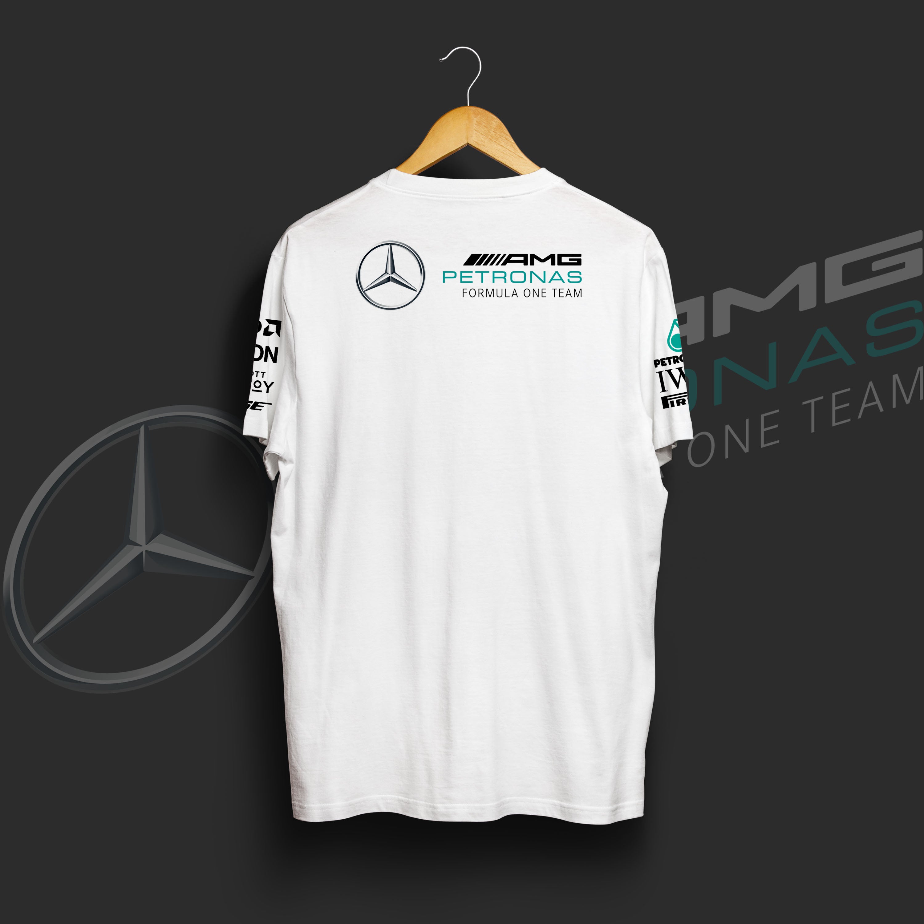 Legend's Vintage F1 Racing Team White Cotton T-shirt