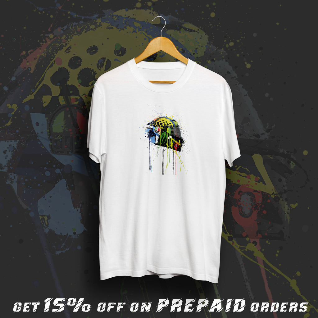 VR 46 Helmet Art Cotton T-shirt