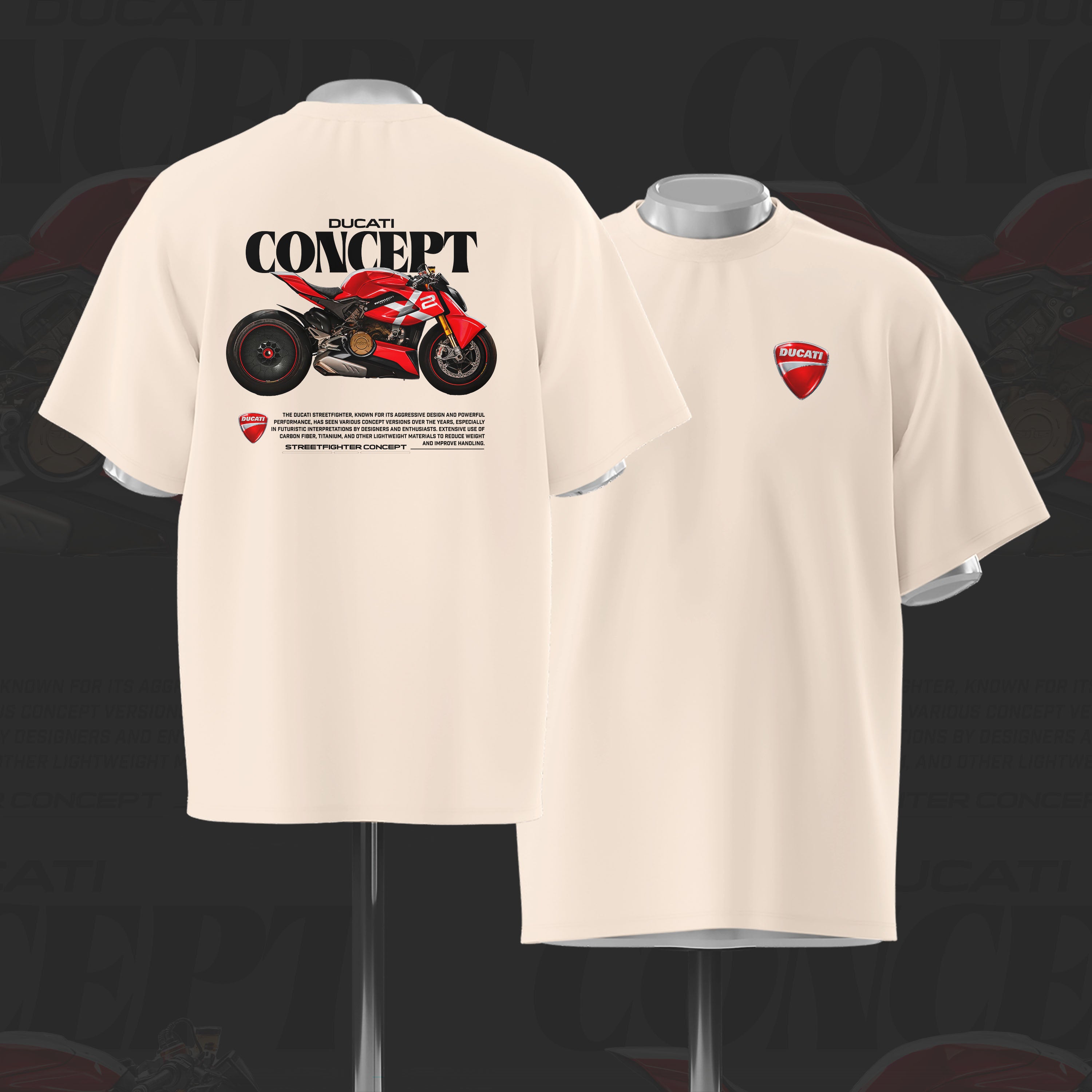 D concept Art Oversize Cotton T-shirt