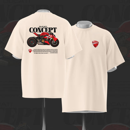 Ducati concept Art Oversize Cotton T-shirt