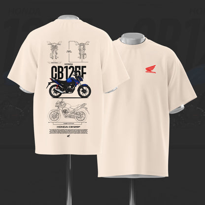Honda CB 125F Art Oversize Cotton T-shirt