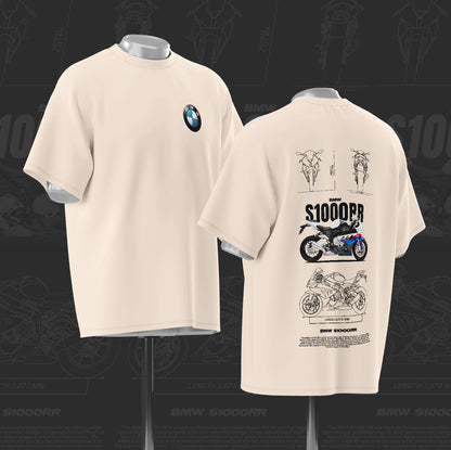 BMW S1000RR Art Oversize Cotton T-shirt 2.0
