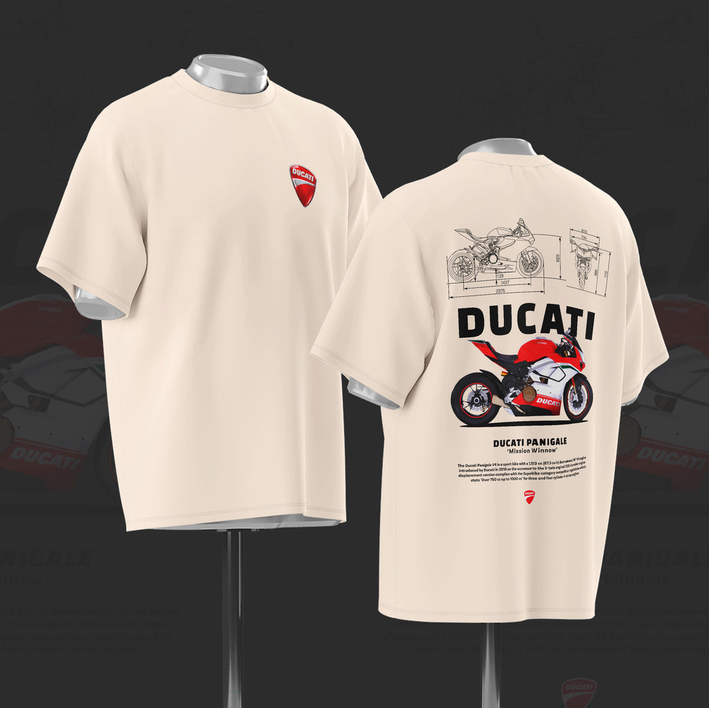 D Panigale Art Oversize Cotton T-shirt