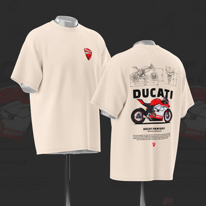 Ducati Panigale Art Oversize Cotton T-shirt