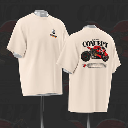 Ducati concept Art Oversize Cotton T-shirt