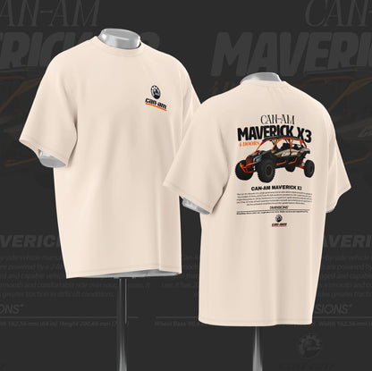 CAN-AM Maverick X3 SxS Art Oversize Cotton T-shirt