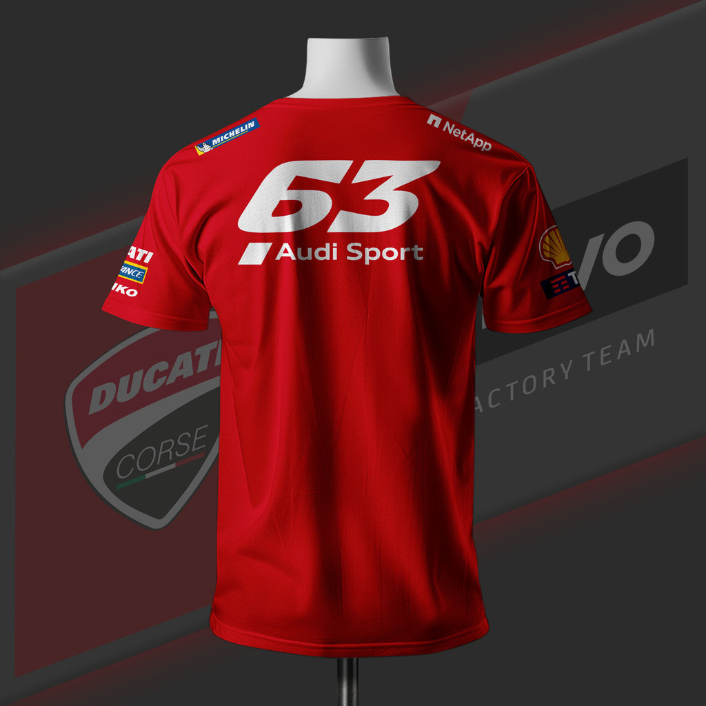 Fransco Pecco Edition Inspired Red Cotton T-shirt