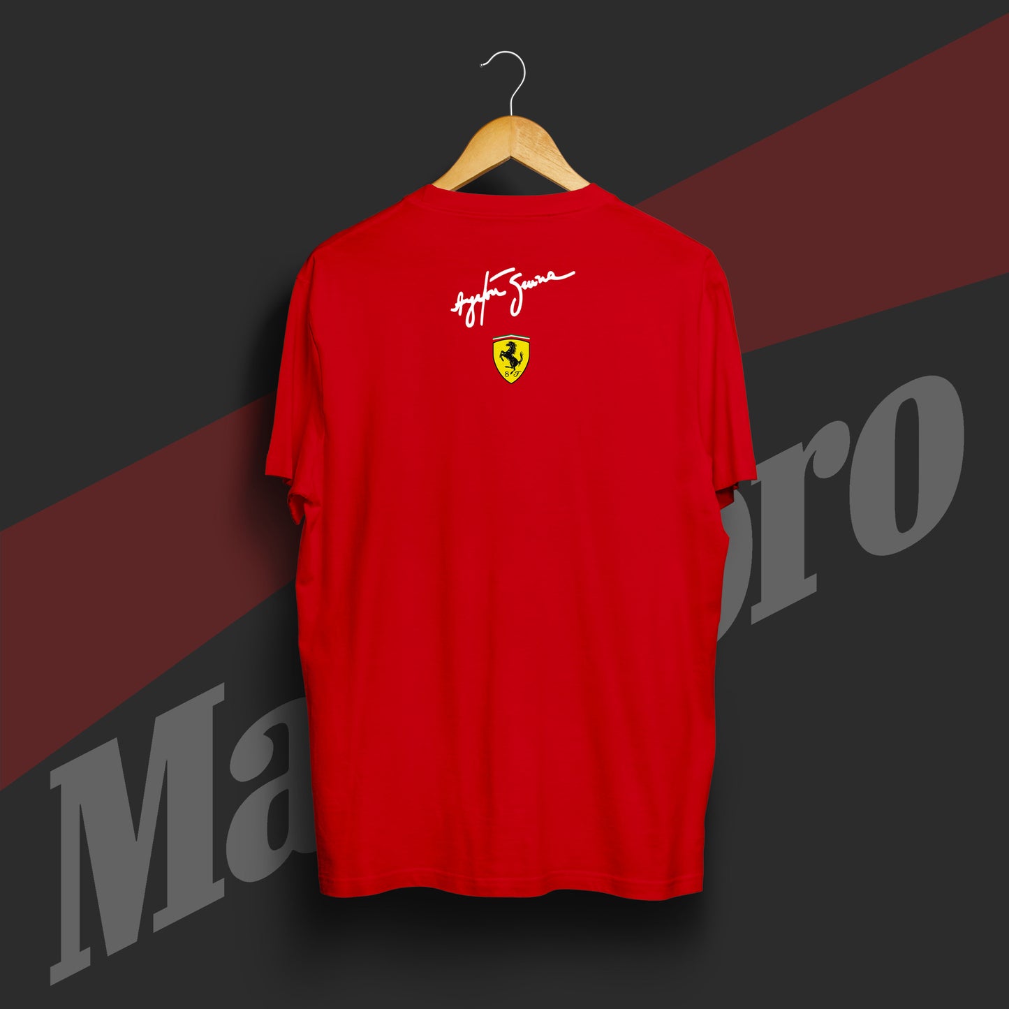 Ayrton Senna F1 Racing Team Cotton T-shirt