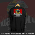 Ayrton Senna Inspired Art Style Black Cotton  T-Shirt