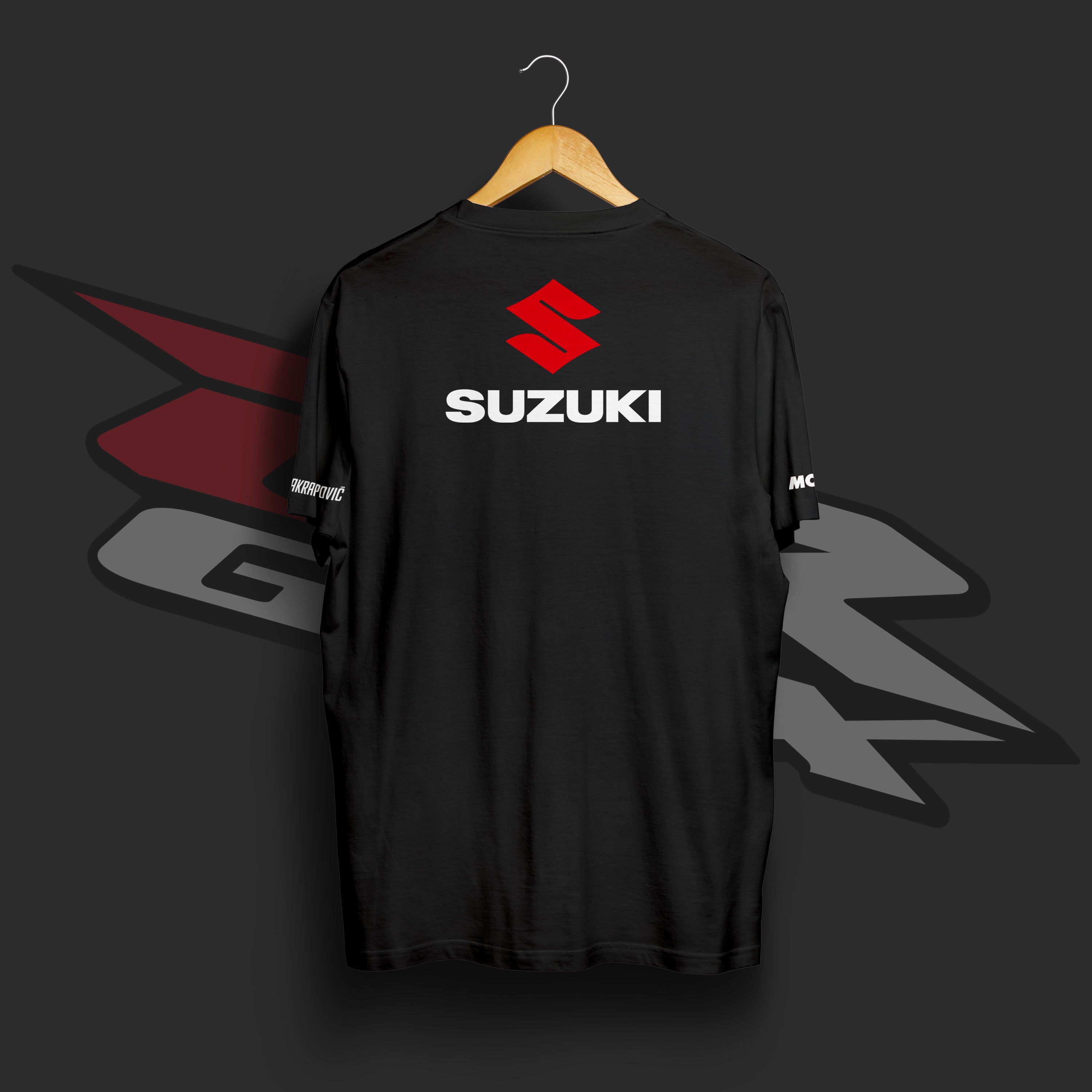 S Racing Team Black Cotton T-Shirt
