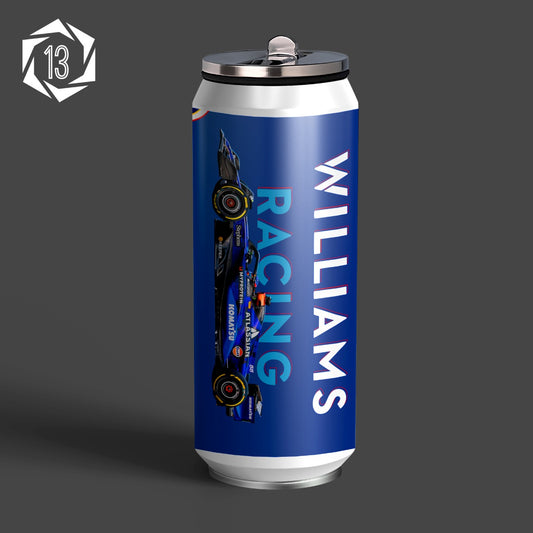 William Racing Carlos Inspired Art Sipper Can