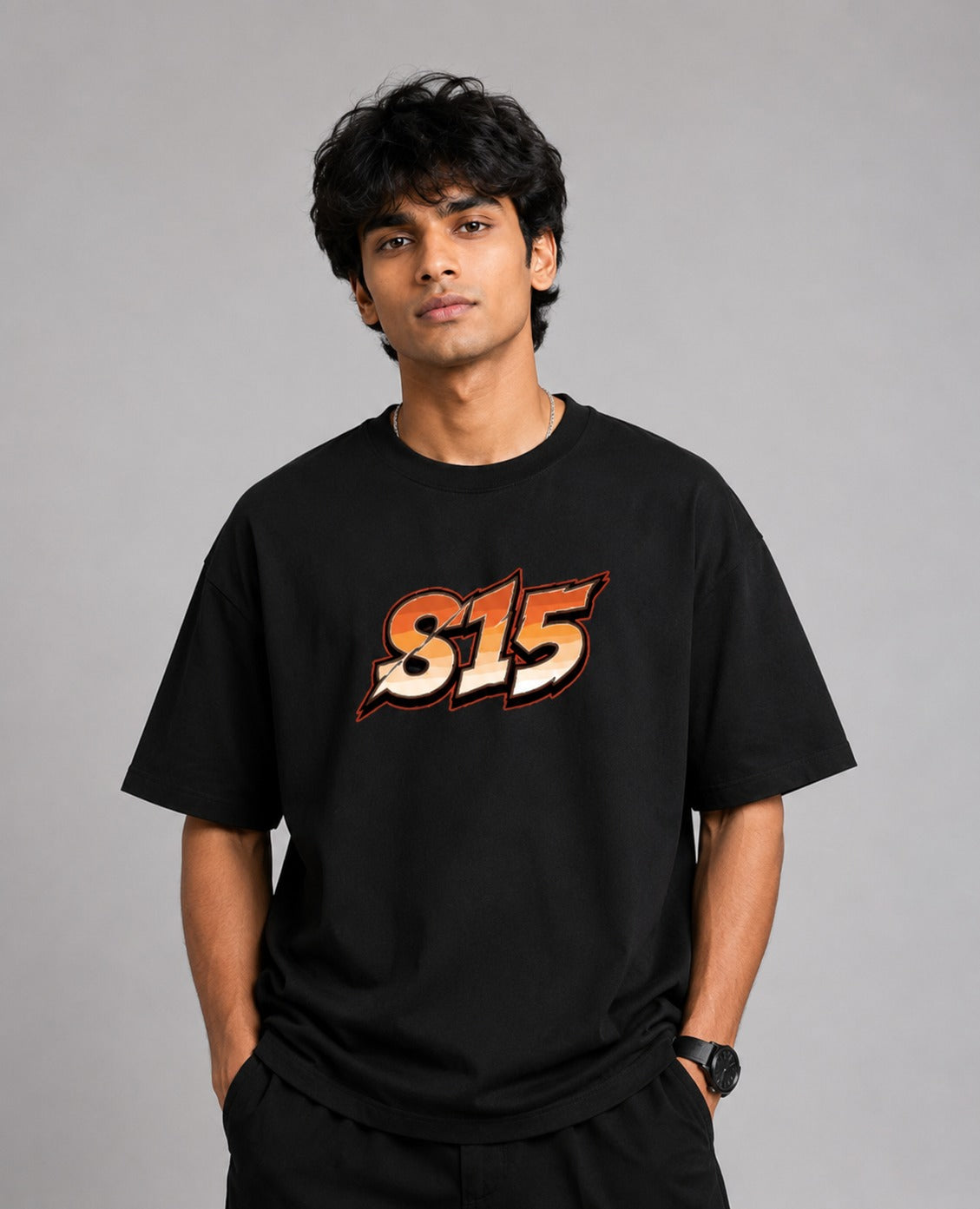 Rocket Bunny S15 Street Art Oversize Black Cotton T-shirt