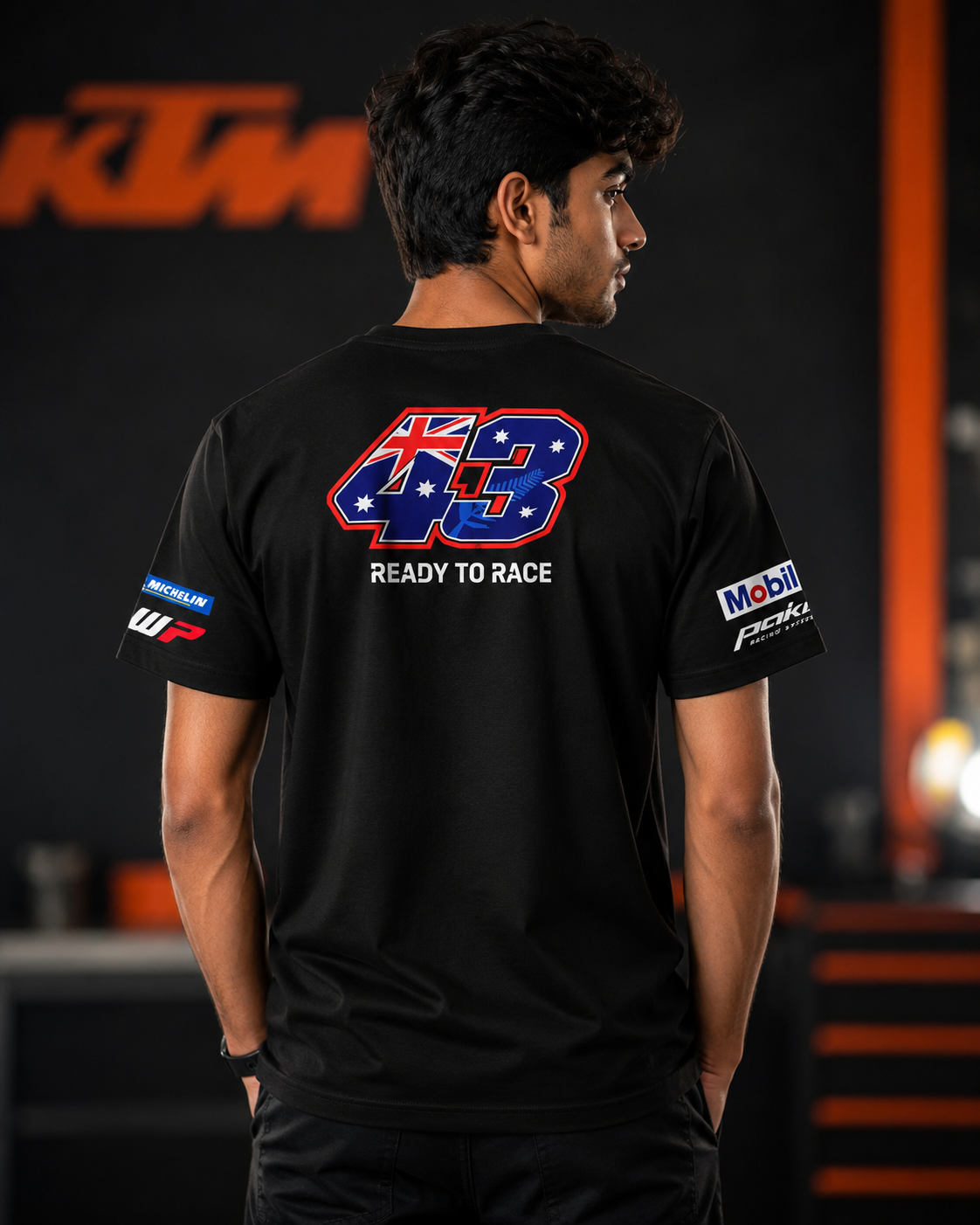 Jack Miller Edition Inspired Black Cotton T-shirt