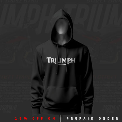 Triumph Street Triple 675R ART Inspired Black Drop Shoulder Hoodie