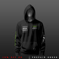 A Martin F1 racing team Inspired Black Drop Shoulder Hoodie