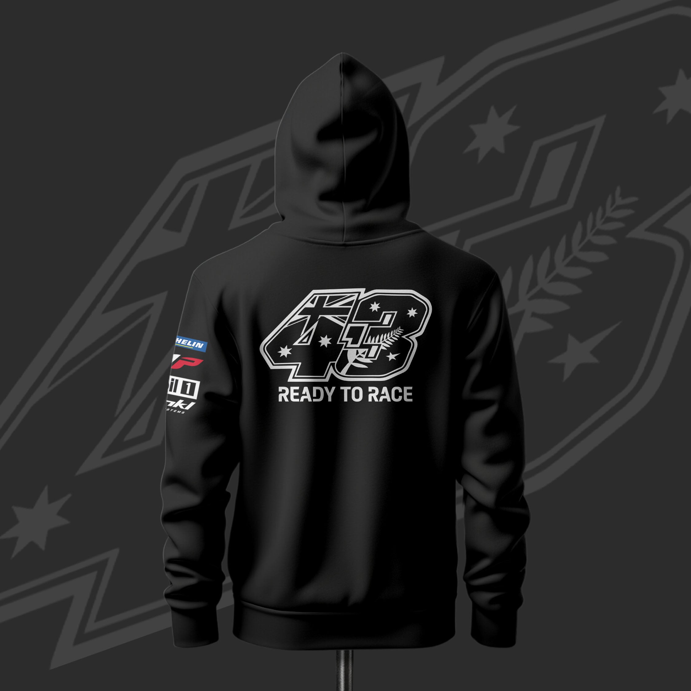 Jack MIller Inspired  Black Drop Shoulder Hoodie