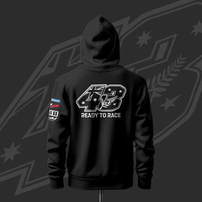 Jack MIller KTM Inspired  Black Drop Shoulder Hoodie