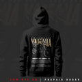 Y XTZ Lander 250 ART Inspired Black Drop Shoulder Hoodie