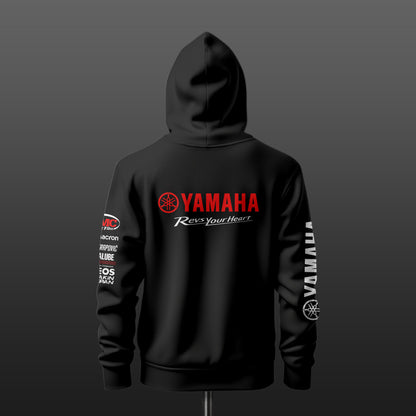 Valentino Rossi VR46 2.0 Inspired Black Drop Shoulder Hoodie